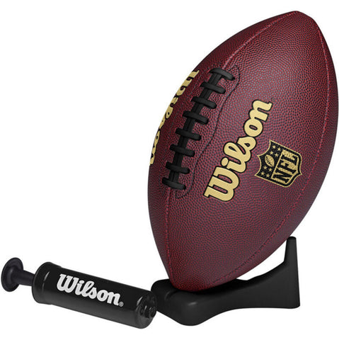 Wilson NFL Ignition American Football Pump and Tee
